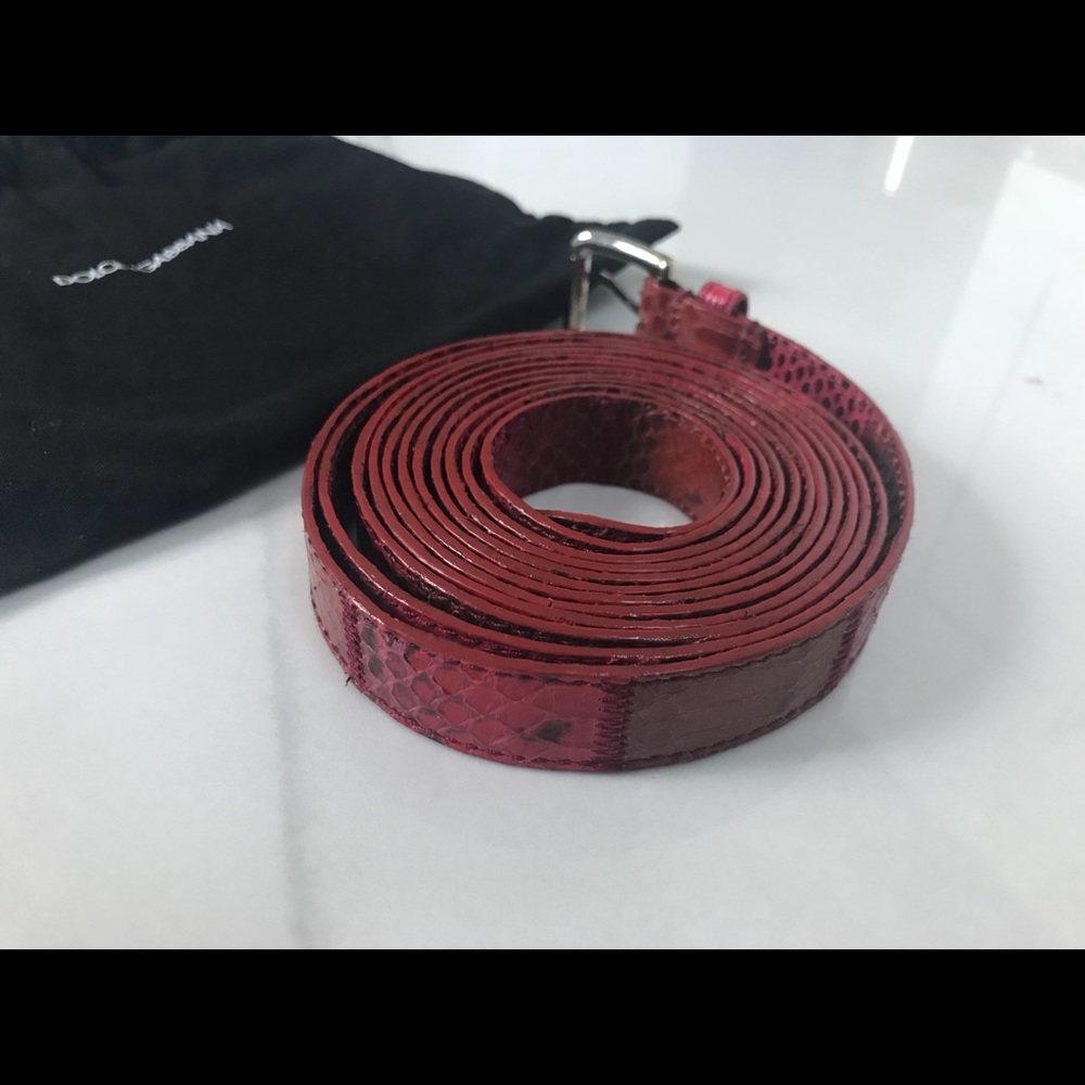 Dolce & Gabbana Python Wrap Around Belt. Authentic - image 1